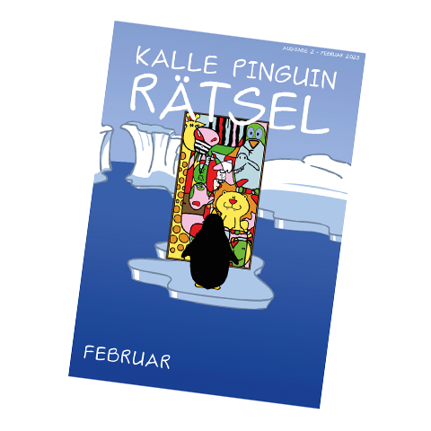Kalle Pinguin Rätsel - Februar 2023
