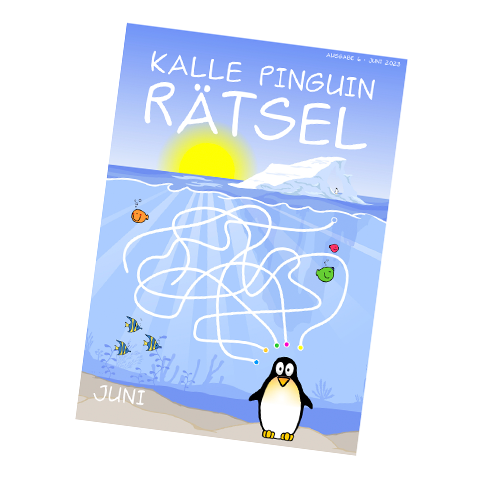 Kalle Pinguin Rätsel - Juni 2023