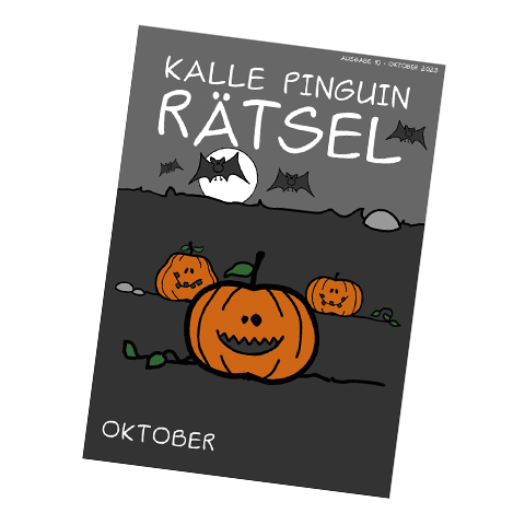 Kalle Pinguin Rätsel - Oktober 2023