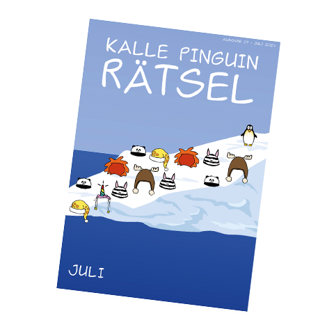 Kalle Pinguin Rätsel - Juli 2024